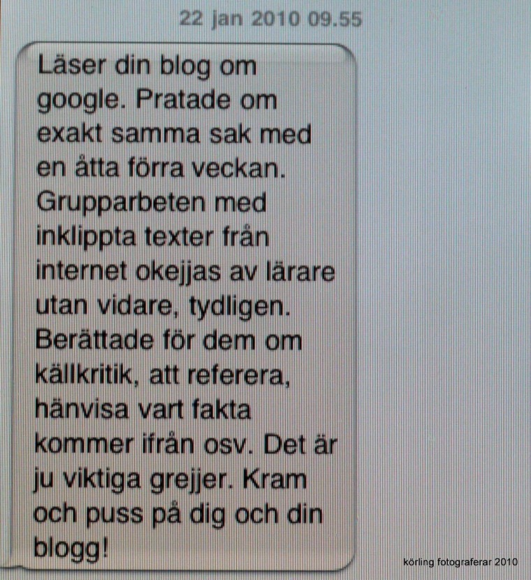 Körling får sms 2010